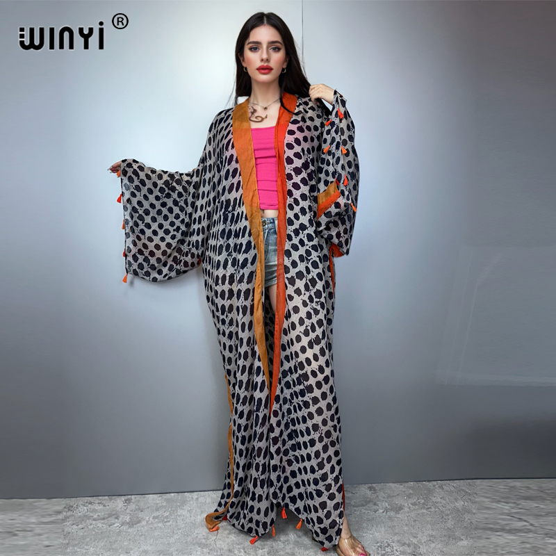 Kaftan Women Boho - WINYI summer outfit kimono America boho