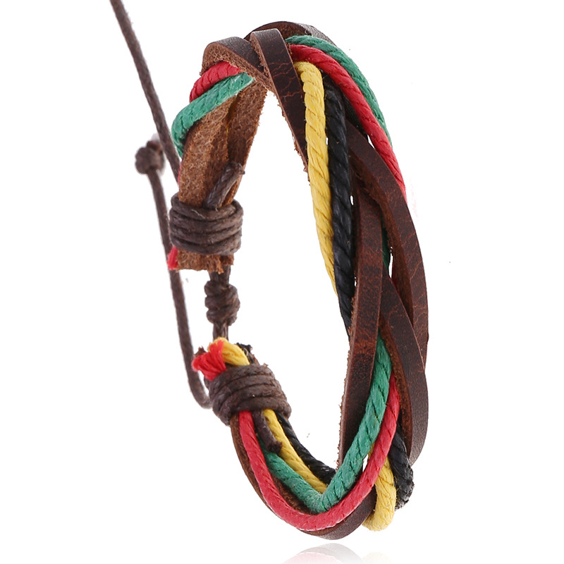 Ethnic Fashion Pk - New Handmade Woven Rope Genuine Leather