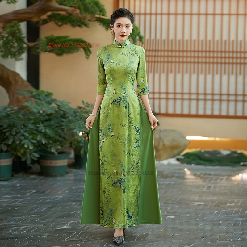Ao Dai Vietnam Dress - 2026 aodai vietnam dress improved cheongsam
