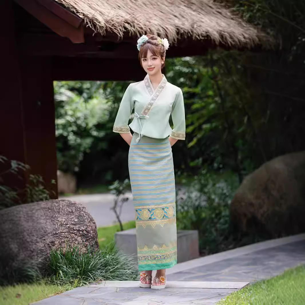 Thailand Myanmar women Dai clo - Batik Sarong Wrap 评论和价格