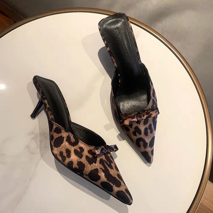 women's leopard-print pointed  - Ethnic Fashion In 评论和价格