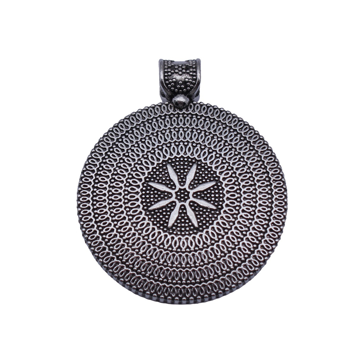 Boho Ethnic Mandala Pendant Fl - Ethnic Modern Fashion 评论和价格
