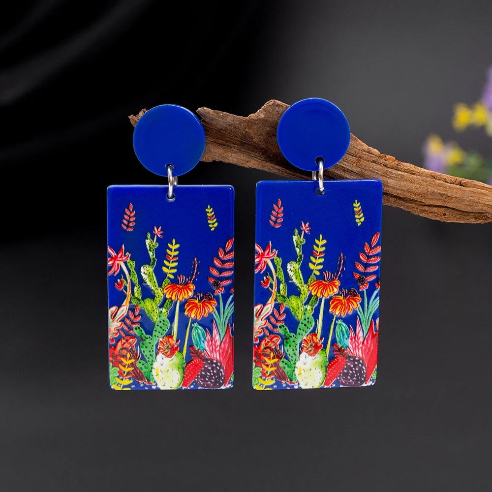 New Cactus Leaf Relievo Print  - Ethnic Fashion Trends 2026 评论和价格