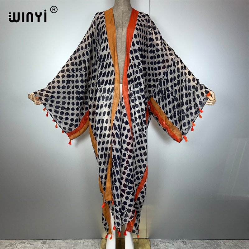 WINYI summer outfit kimono Ame - Kaftan Women Boho 评论和价格