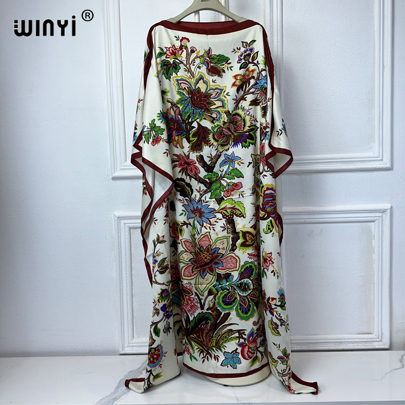 WINYI high quality africa clot - Kaftan Women Boho 评论和价格