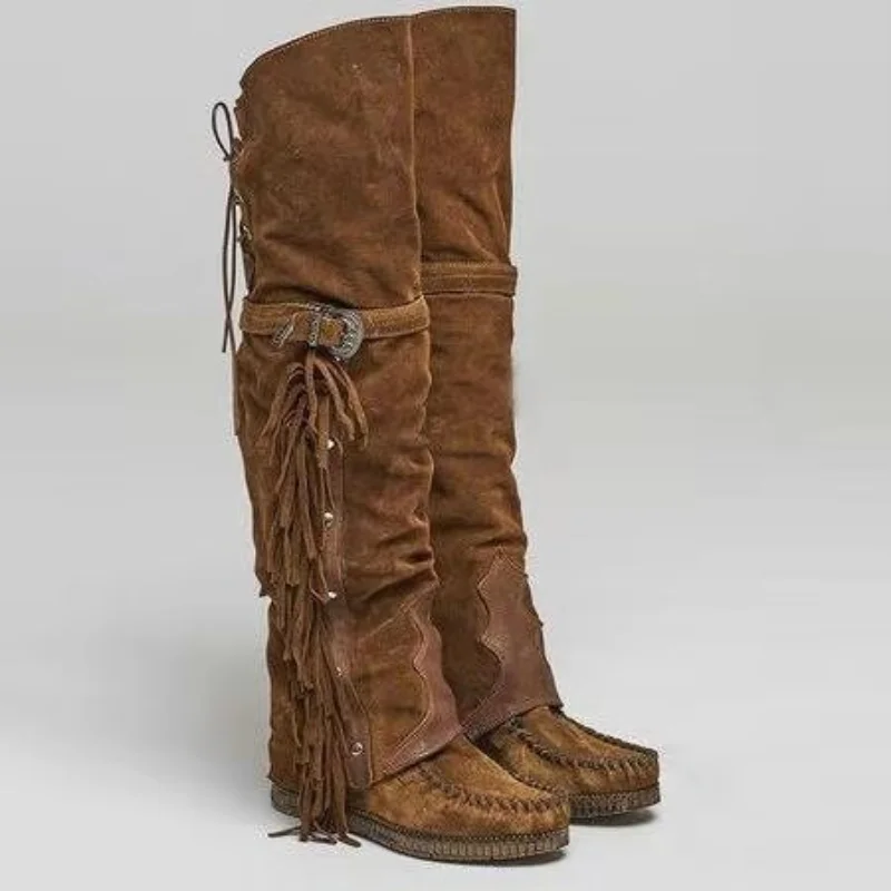 Fashion Bohemia Knee-length Wo - Ethnic Fashion In 评论和价格