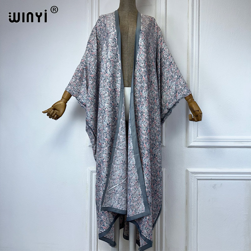 WINYI Kimono Summer sexy print - Kaftan Women Boho 评论和价格