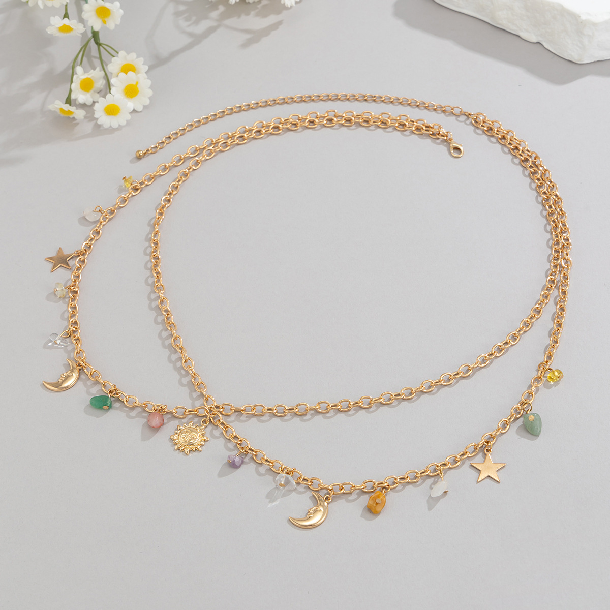 Boho Star Moon Sun Pendant Wai - Ethnic Boho Fashion 评论和价格