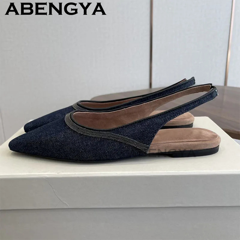 Pointy Toe Flat Heel Sandals f - Ethnic Fashion Walk 评论和价格