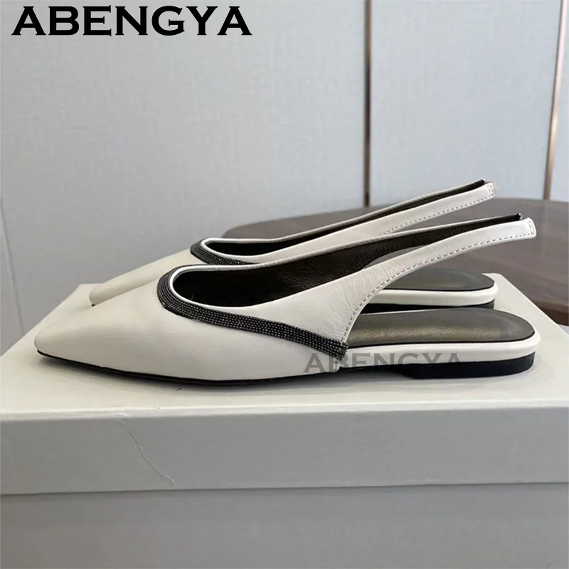 Pointy Toe Flat Heel Sandals f - Ethnic Fashion Walk 评论和价格