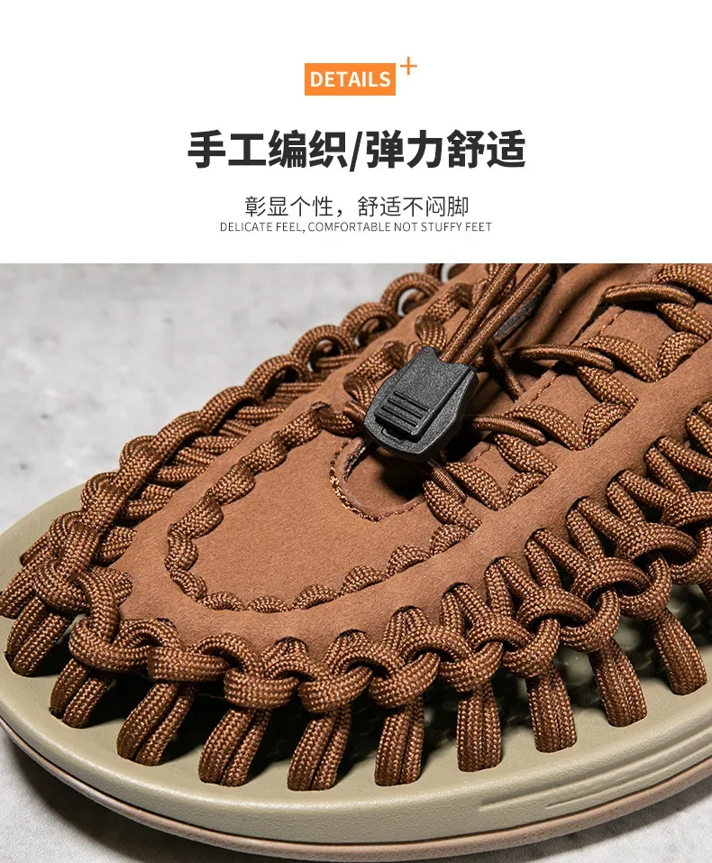 2026 Men's Charms Sandals Summ - Ethnic Fashion Trends 2026 评论和价格