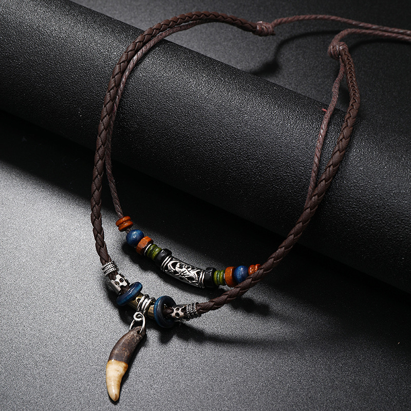 Vintage Ethnic Style Double La - Ethnic Fashion Pk 评论和价格