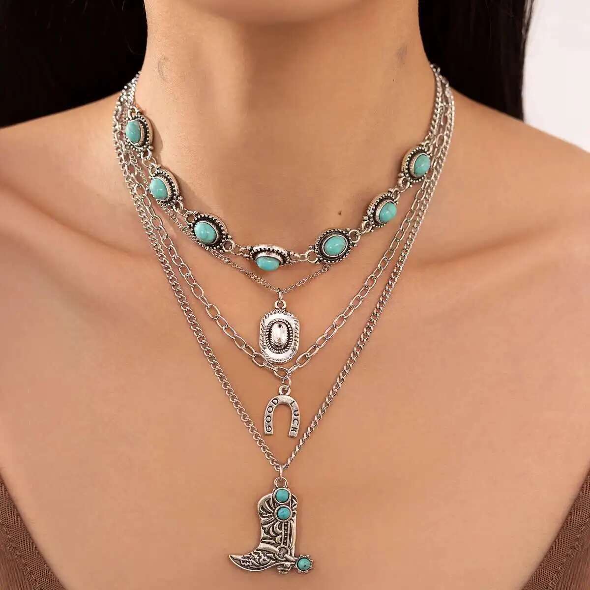 Ingemark 4Pcs/Set Ethnic Blue  - Ethnic Fashion Trends 2025 评论和价格