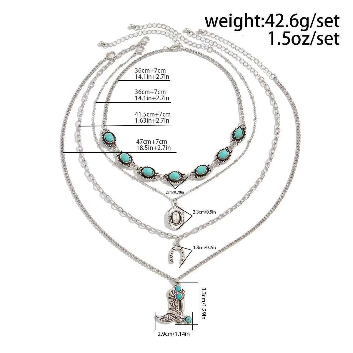 Ingemark 4Pcs/Set Ethnic Blue  - Ethnic Fashion Trends 2025 评论和价格