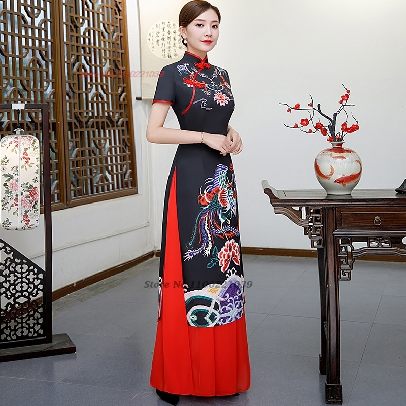 2026 chinese improved qipao dr - Ao Dai Vietnam Dress 评论和价格