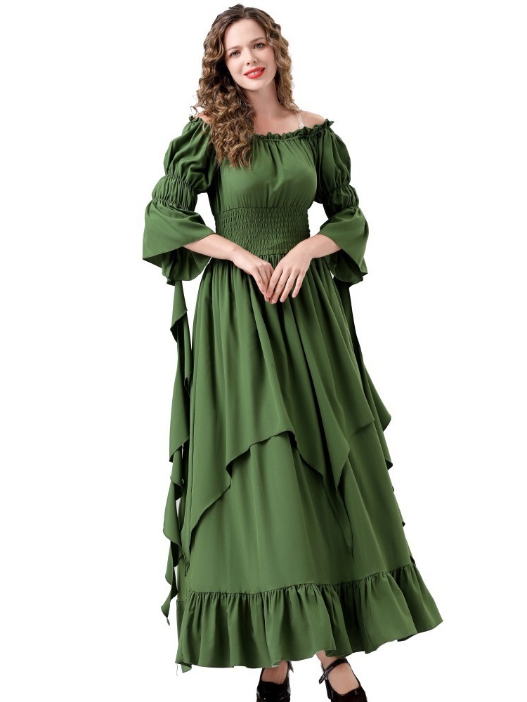 Halloween Medieval Dance Dress - Ethnic Fashion Trends 2026 评论和价格