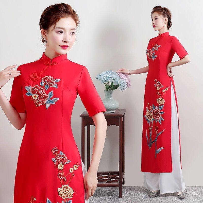 Summer Women Traditional Vietn - Ao Dai Vietnam Dress 评论和价格