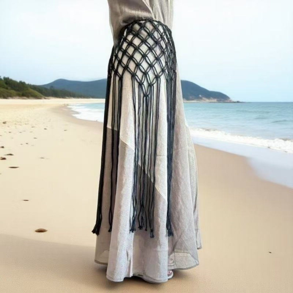 Fashion Bohemian Netted Fringe - Ethnic Boho Fashion 评论和价格