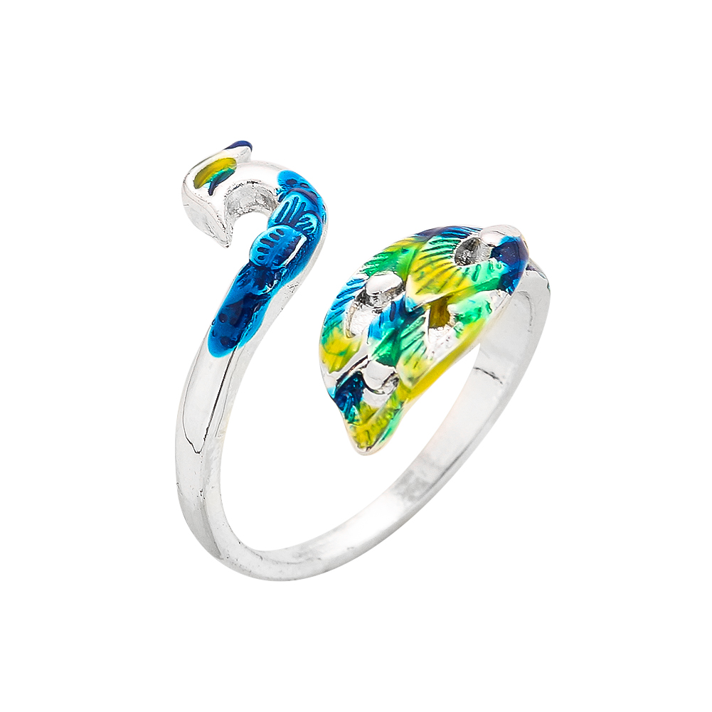 Ethnic Style Colorful Peacock  - Ethnic Fashion Images 评论和价格