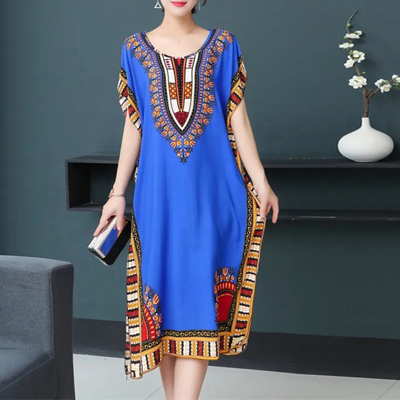 Casual Elegant Bohemian Printe - Ethnic Boho Fashion 评论和价格