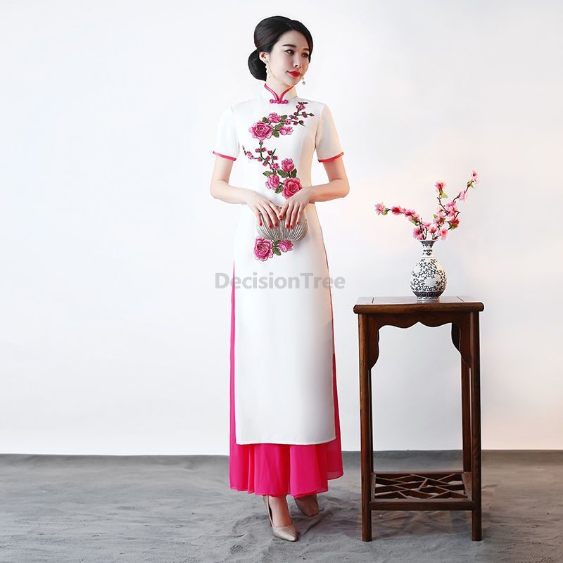 2026 vietnam aodai vintage imp - Ao Dai Vietnam Dress 评论和价格
