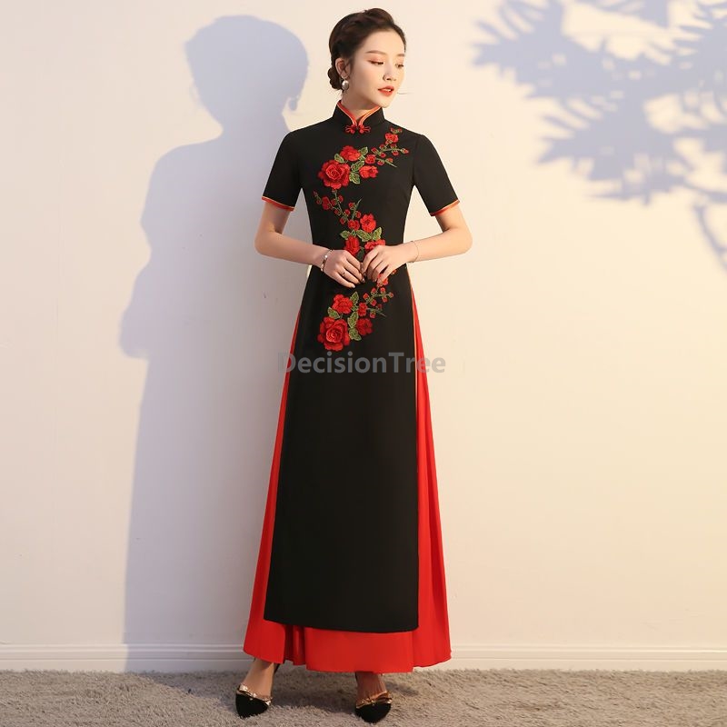 2026 vietnam aodai vintage imp - Ao Dai Vietnam Dress 评论和价格