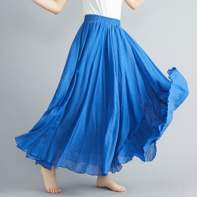 Large Size Cotton Linen Half S - Ethnic Fashion Walk 评论和价格