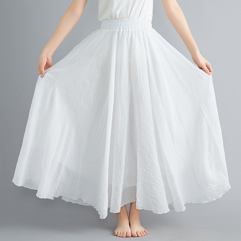 Large Size Cotton Linen Half S - Ethnic Fashion Walk 评论和价格