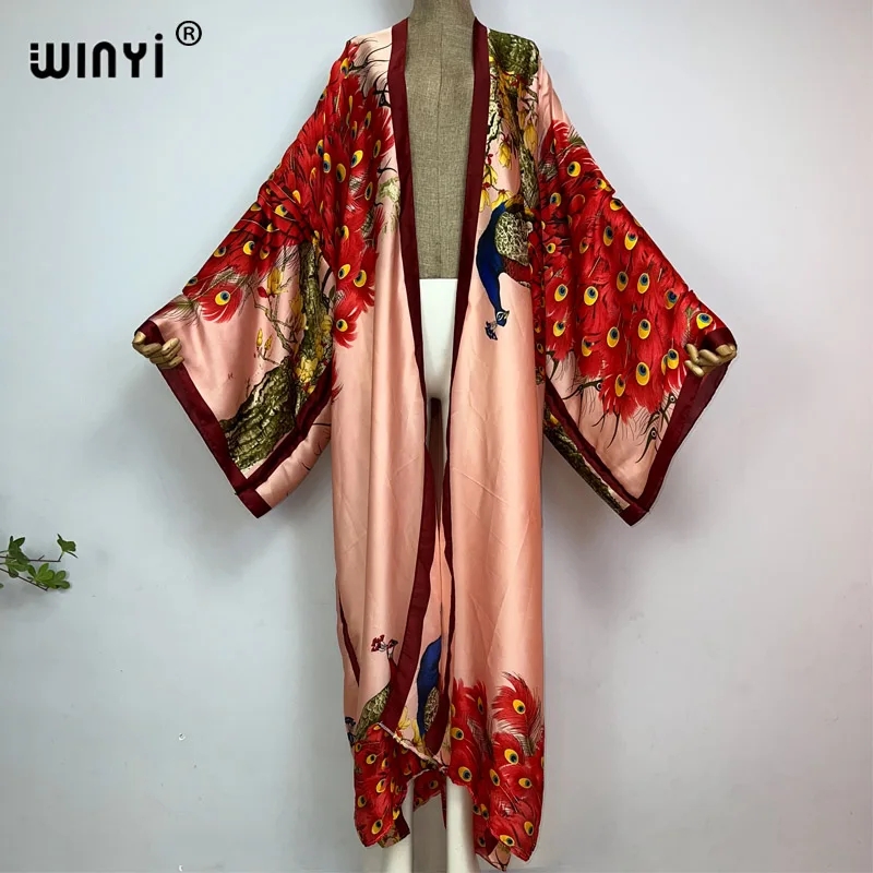 WINYI 2022 Summer Women Cardig - Kaftan Women Boho 评论和价格