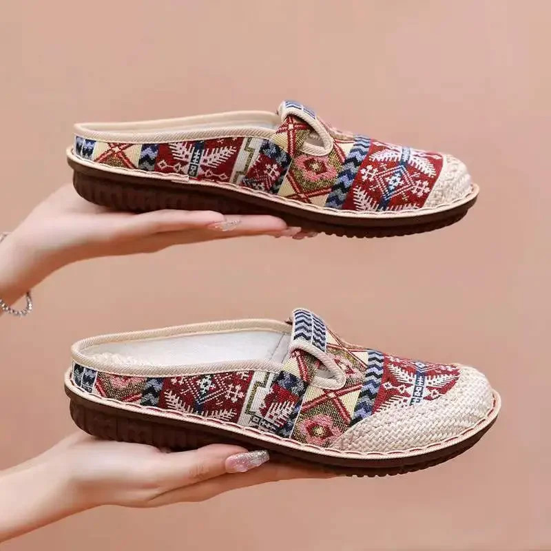 Womens Ethnic Style Slippers F - Ethnic Fashion Walk 评论和价格