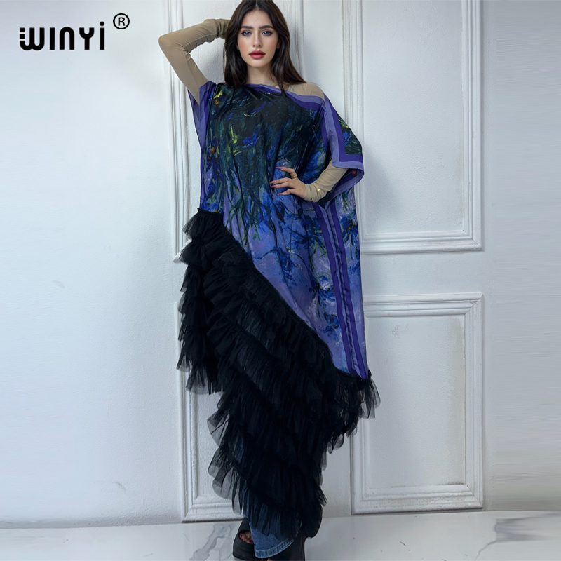 WINYI africa clothing plus siz - Kaftan Women Boho 评论和价格