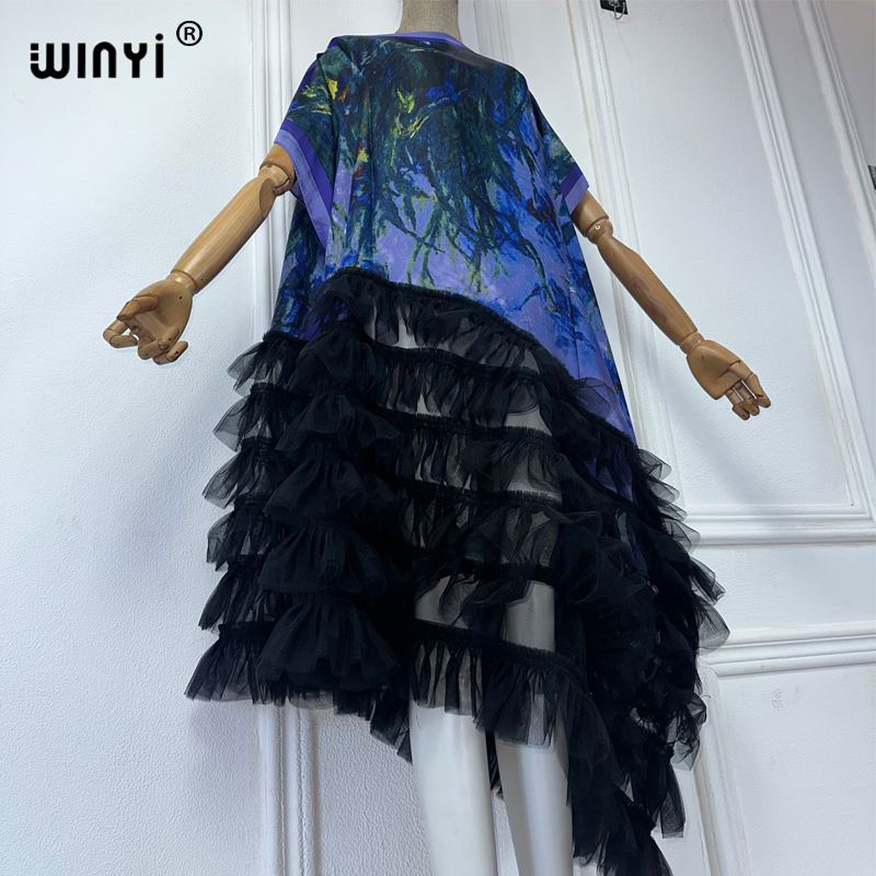 WINYI africa clothing plus siz - Kaftan Women Boho 评论和价格