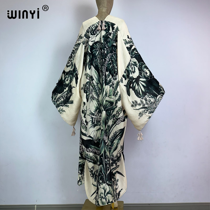 WINYI kimono Africa boho fashi - Kaftan Women Boho 评论和价格