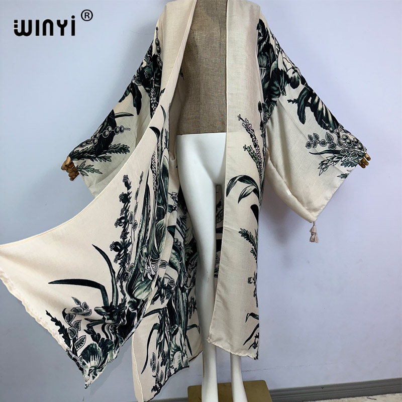 WINYI kimono Africa boho fashi - Kaftan Women Boho 评论和价格